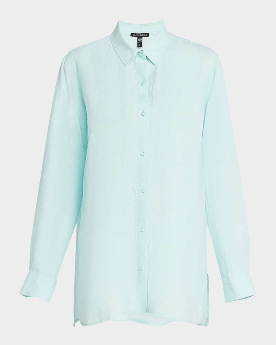 Button-Down Organic Linen Shirt